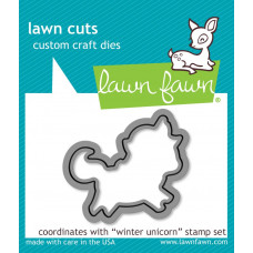 Lawn Fawn - Winter Unicorn - Cuts